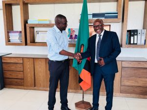 Minister of Health Prof. Roma Chilengiand NAC Director General Dr. Kebby C. Musokotwane
